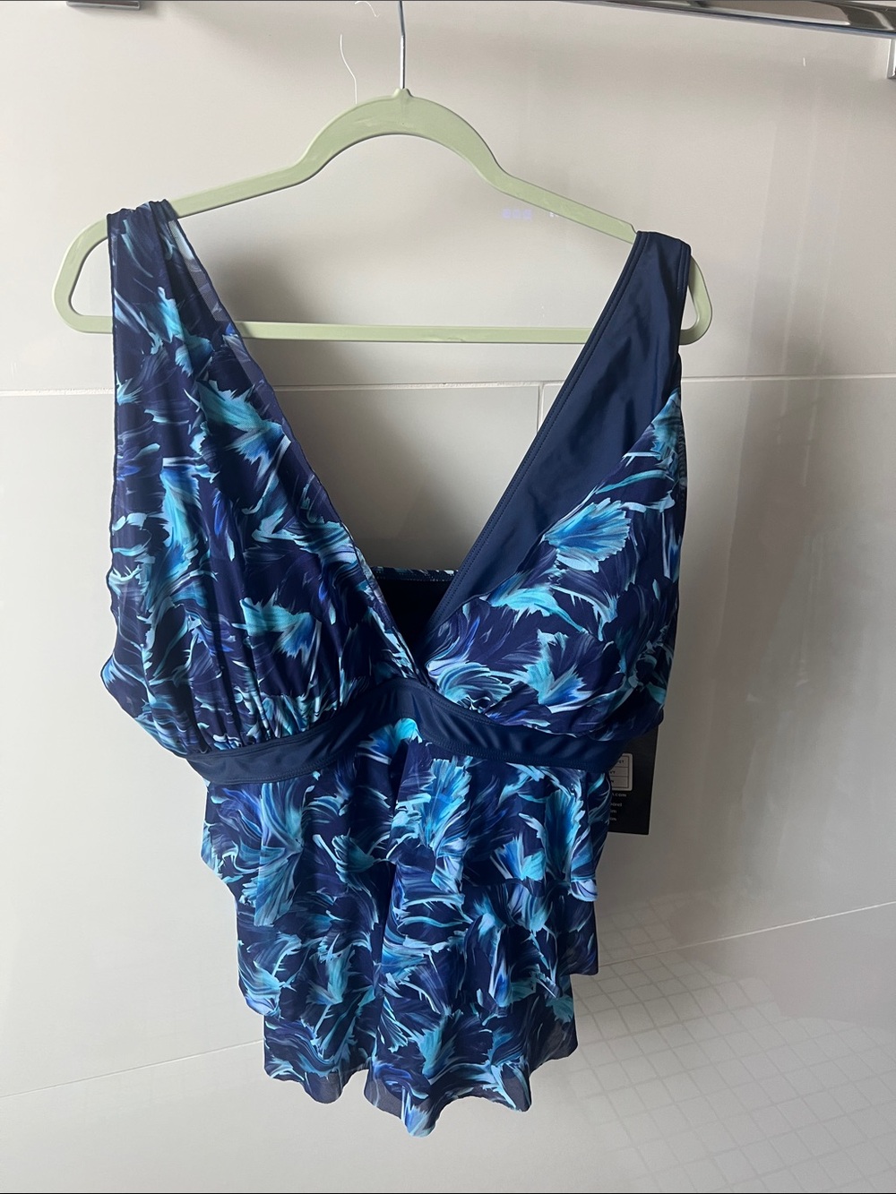 Mazu Swim woman’s Tankini swim top 22W with tags